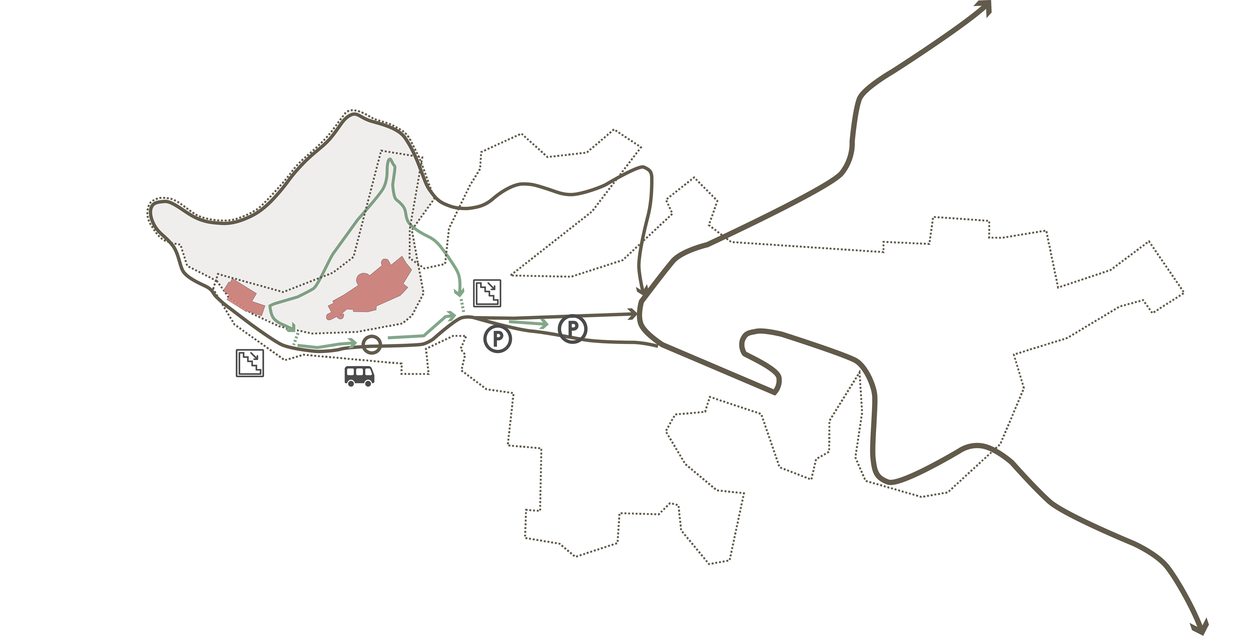 Design diagram 9 for Observatory houses, Roccascalegna, Italy.